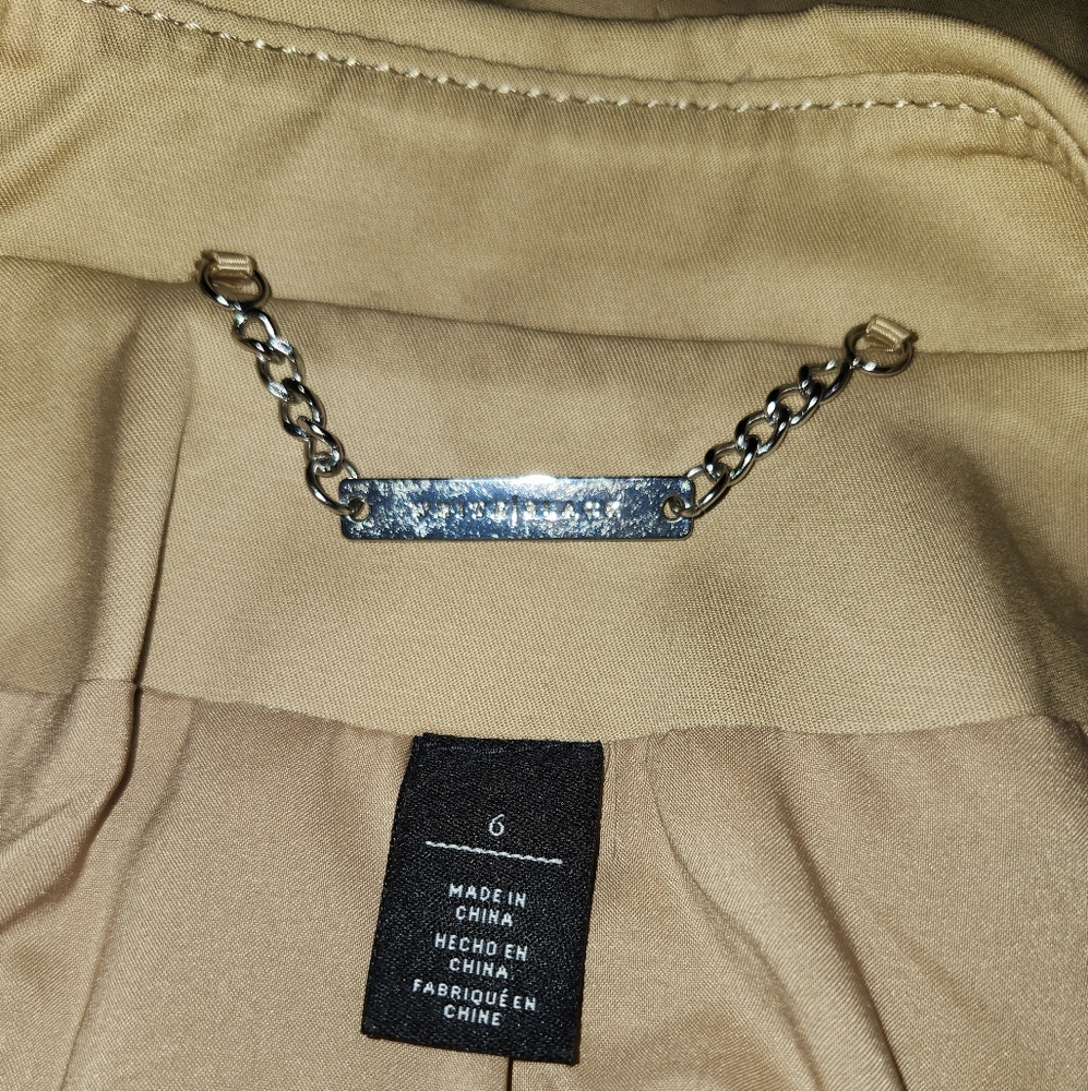 WHBM Tan Women's Full Zip Jacket - Picture 5 of 5